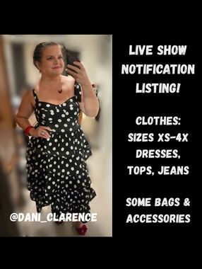 DANI_CLARENCE IS LIVE! LIKE THIS FLYER TO BE NOTIFIED :)